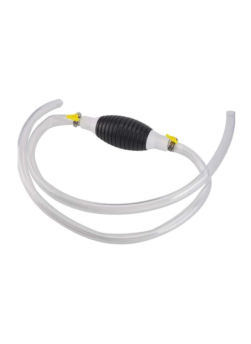 Generic - Fuel Transfer Pump Car Fuel Tank Transfer Gasoline Absorber Gasoline Siphon Hose Portable Widely Use Hand Fuel Pump for Gas Gasoline Petrol Oil Diesel. - Image 1
