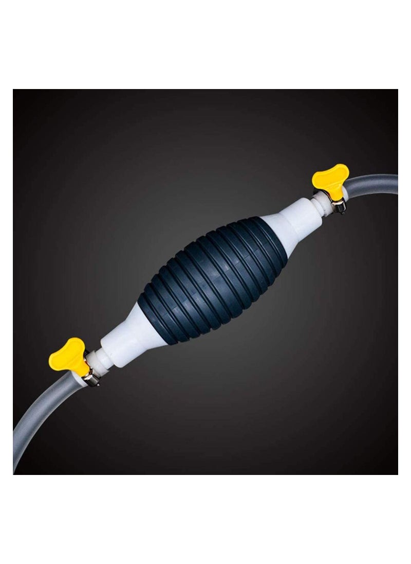 Generic - Fuel Transfer Pump Car Fuel Tank Transfer Gasoline Absorber Gasoline Siphon Hose Portable Widely Use Hand Fuel Pump for Gas Gasoline Petrol Oil Diesel. - Image 1