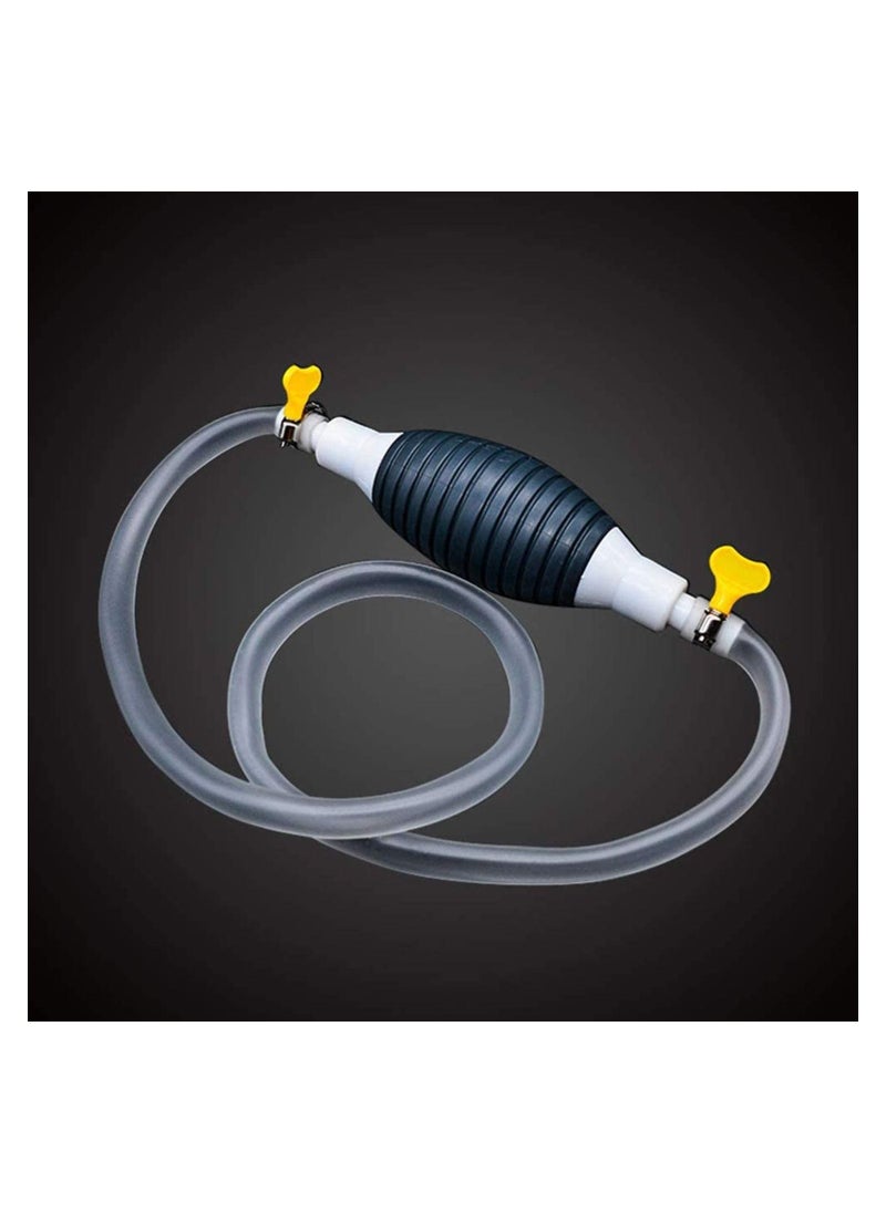 Generic - Fuel Transfer Pump Car Fuel Tank Transfer Gasoline Absorber Gasoline Siphon Hose Portable Widely Use Hand Fuel Pump for Gas Gasoline Petrol Oil Diesel. - Image 1