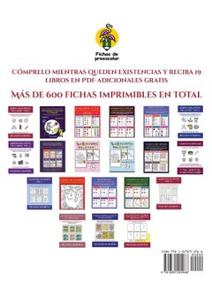 Los mejores libros para bebés (Dibuja las manecillas del reloj para que muestren la hora correcta): Este libro contiene 30 fichas con actividades a todo color para niños de 5 a 6 años