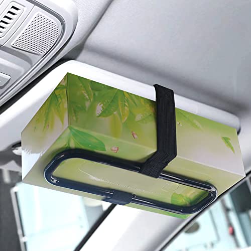 Miytsya 1 PC Auto Accessories Car Sun Visor Tissue Box Holder Paper Towel Napkin Box Cover Seat Back Bracket Portable Car Mount Organizer - Image 1