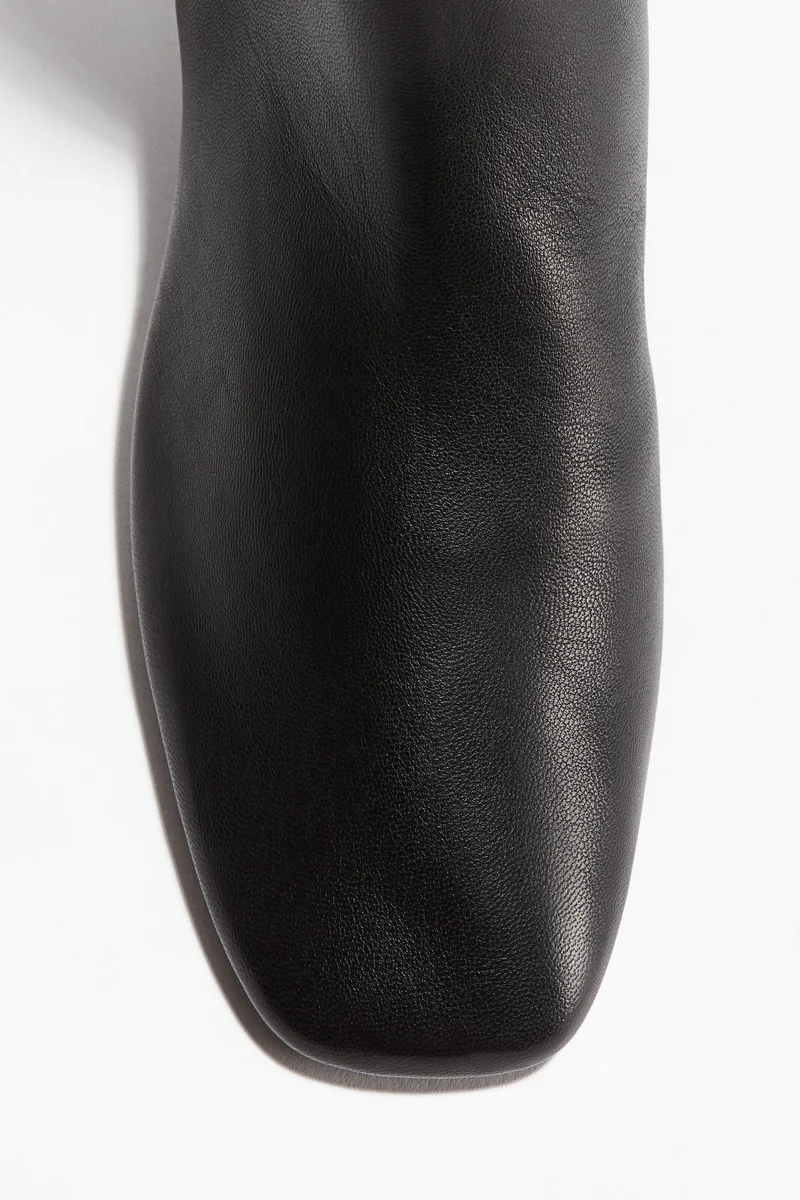 H&M Heeled leather boots