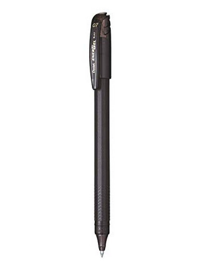 بنتل مجموعة أقلام جل دوارة من Pentel Energel - 0.7 مم - عبوة من 5 قطع (أسود) - Image 2