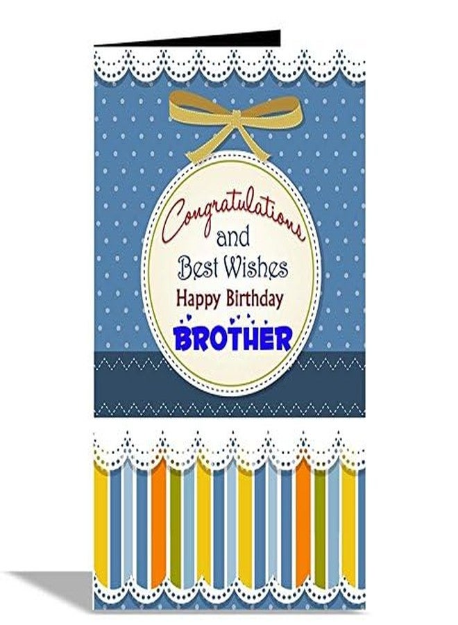 Alwaysgift Happy Birthday Greatest Brother Greeting Card For Bhai, Brother Greeting Card For Birthday, Birthday Card For Brother, Men, Best Friend, Boy's - Image 1