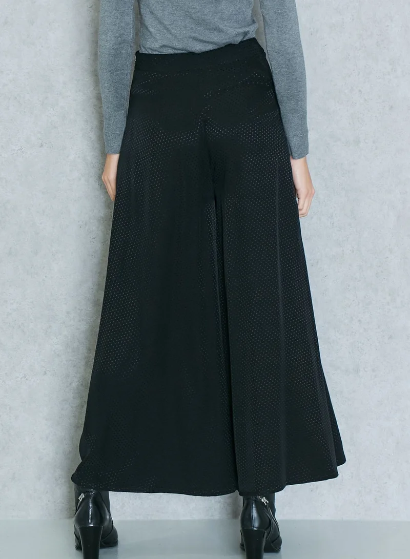 TOPSHOP Polka Dot Palazzo Pants