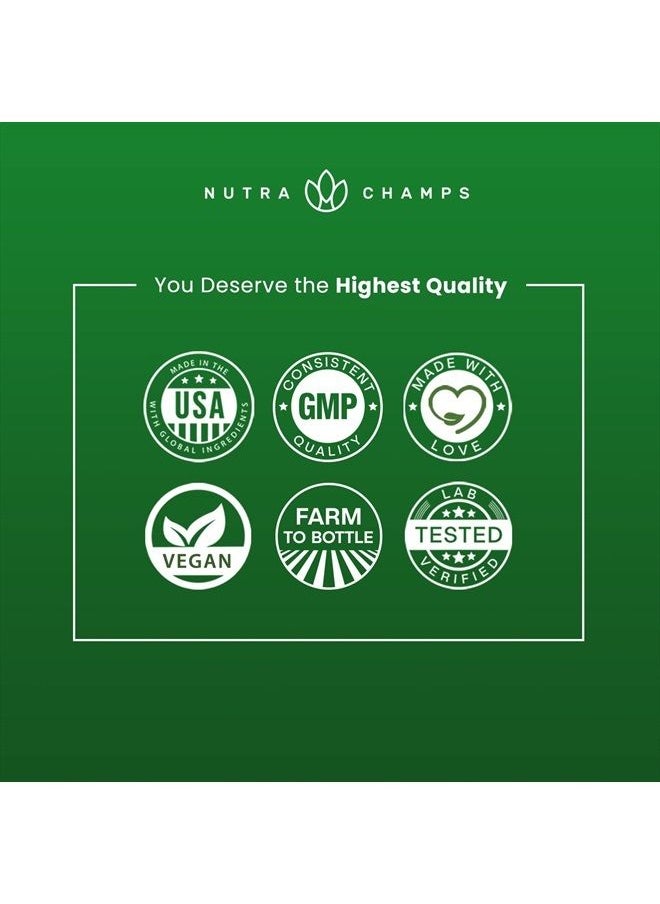 NutraChamps - Super Greens Powder Premium Antioxidant Superfood | Organic Greens Fruit and Veggie Vegan Supplement | 40+ Greens and Superfoods Including Wheatgrass & Spirulina | Probiotic Powder Greens, Sweet Berry - Image 1