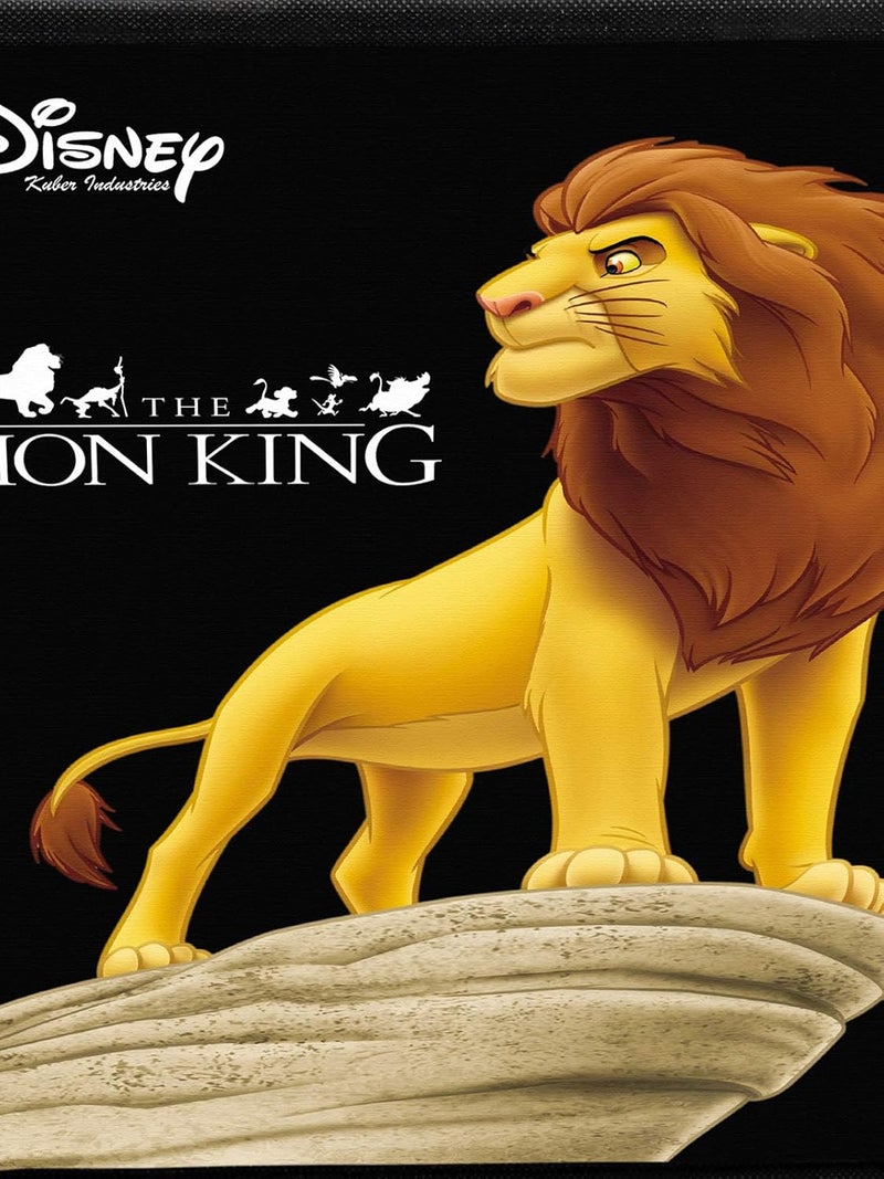 Kuber Industries Disney Lion King Print Non Woven Fabric Foldable Laundry Organiser with Lid & Handles (Set of 2, Black)-KUBMART10401, Pack of 2 - Image 5