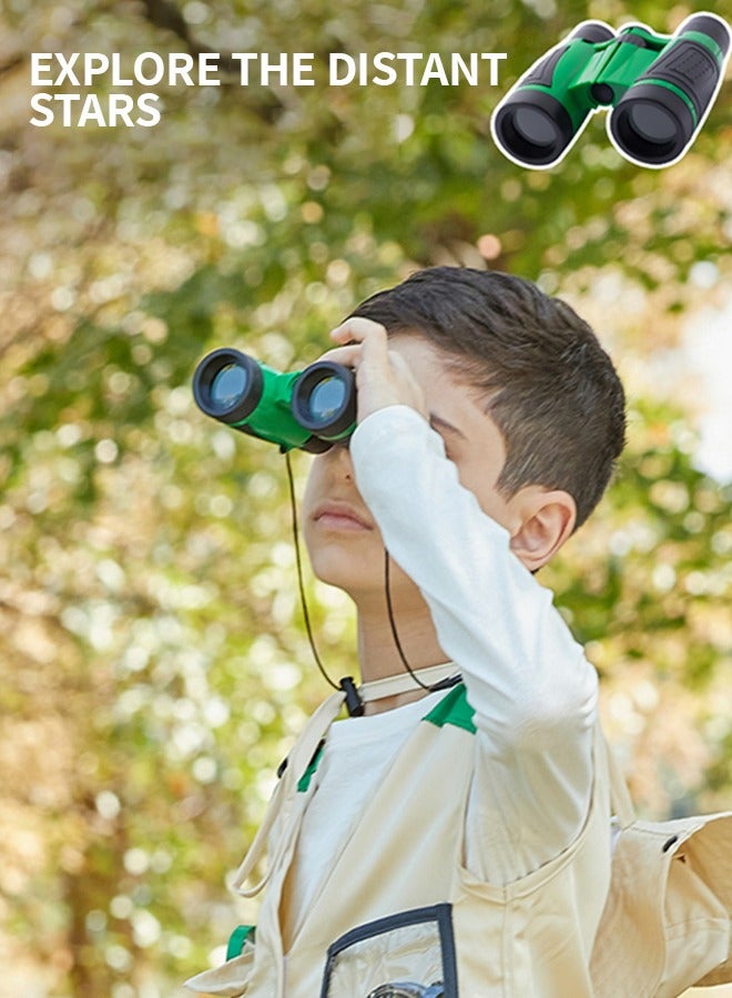 جرويك مجموعة المستكشف الخارجي ، صائد الحشرات للأطفال (سترة ، قبعة ، بوصلة مصباح يدوي ، مناظير ، عدسة مكبرة وشبكة فراشة) ، معدات تخييم للأطفال ، مجموعة مغامرة استكشاف الطبيعة ، ألعاب تعليمية - Image 5