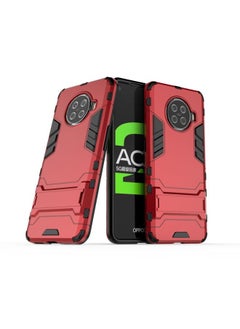 HuHa Case Cover For OPPO ACE 2 PC + TPU Shockproof Protective Case with Holder Red 