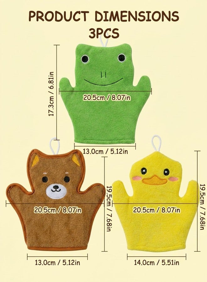 Vihaanta 3PCS Loofah for Kids, Baby Sponge for Bathing for Kids, Cartoon Design Bathing Sponge Set for Children's Daily Bath Time, Family Shower Sessions and Sensitive Skin Care, Pack of 3 - Image 2