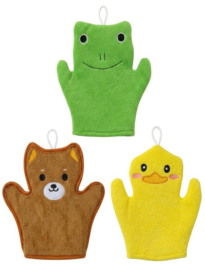 Vihaanta 3PCS Loofah for Kids, Baby Sponge for Bathing for Kids, Cartoon Design Bathing Sponge Set for Children's Daily Bath Time, Family Shower Sessions and Sensitive Skin Care, Pack of 3 - Image 1