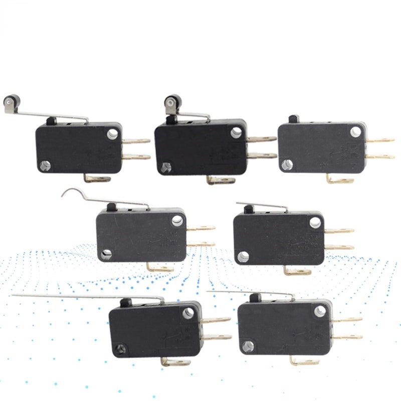 V 152 1c25 Micro Switch 16A 250VAC 1NO1NC Momentary Travel Limit Switch With Lever Roller - Image 2