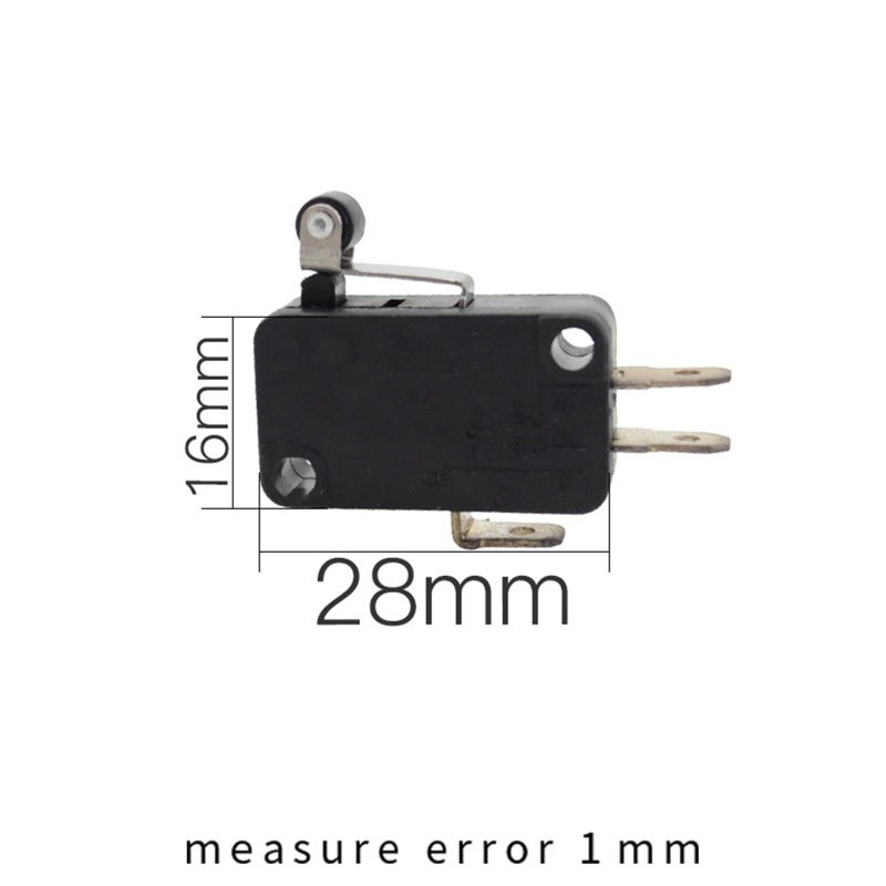 V 152 1c25 Micro Switch 16A 250VAC 1NO1NC Momentary Travel Limit Switch With Lever Roller - Image 5