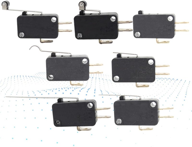 V 152 1c25 Micro Switch 16A 250VAC 1NO1NC Momentary Travel Limit Switch With Lever Roller - Image 1