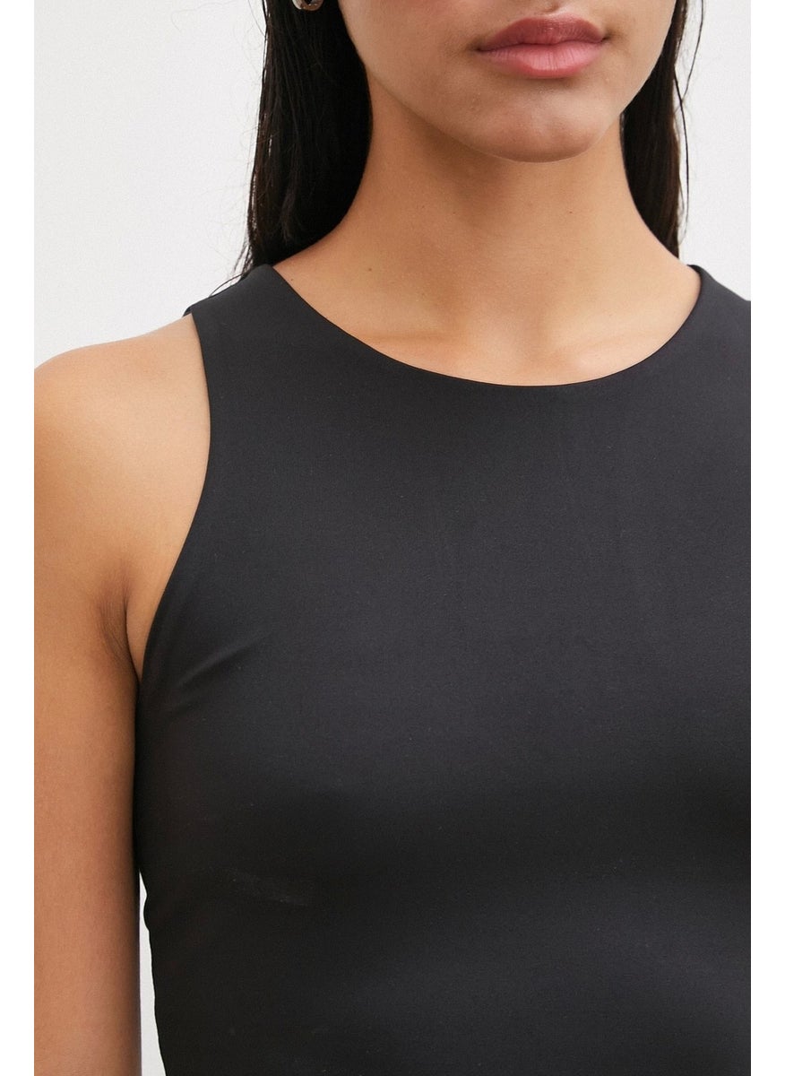 Never More Basic Crop Top Black  - Image 5