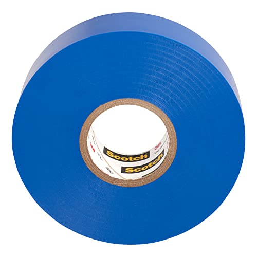 3M 35-Blue-3/4x66FT Scotch #35 Electrical Tape 10836-BA-10, 3/4 inch by 66 Foot by 0.007 inch, Blue - Image 1