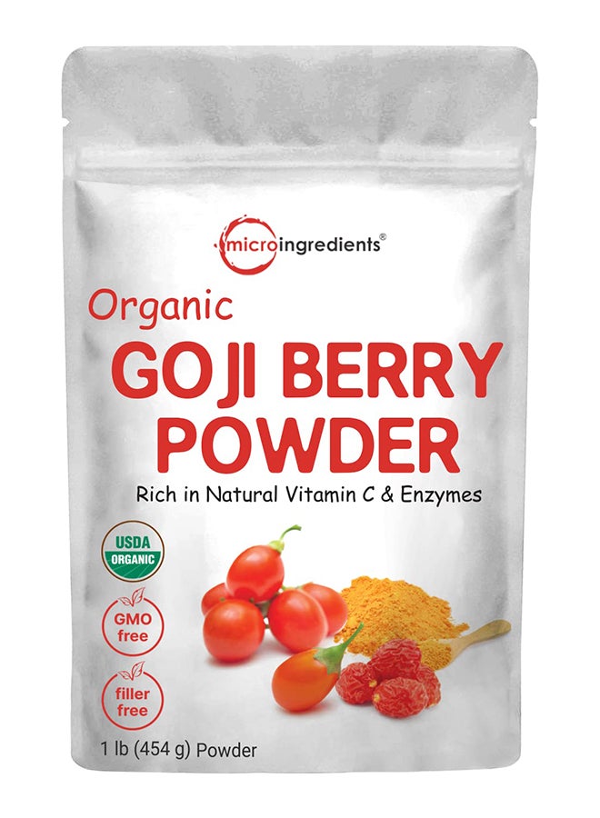 Micro Ingredients Organic Goji Berry Powder, 1 Lb  - Image 1