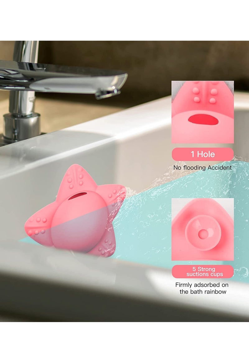 SYOSI - Bath Tub Overflow Drain Cover, Silicone Tub Overflow Drain Cover, Overflow Bath Drain Cover with Top Plug,  Suction Cup Sealed Overflow Drain Cover Bathroom Tub - Bathtub Overflow Drain Cover - Image 1