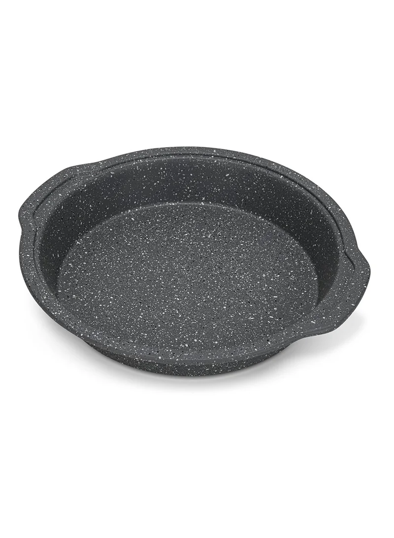 Fissman 28cm Round Roaster Pan Made from Durable Carbon Steel with Premium Non-Stick Coating, Heat Resistant Handles, and Scratch Resistant Surface   Perfect for Baking, Roasting, and Easy Cleanup