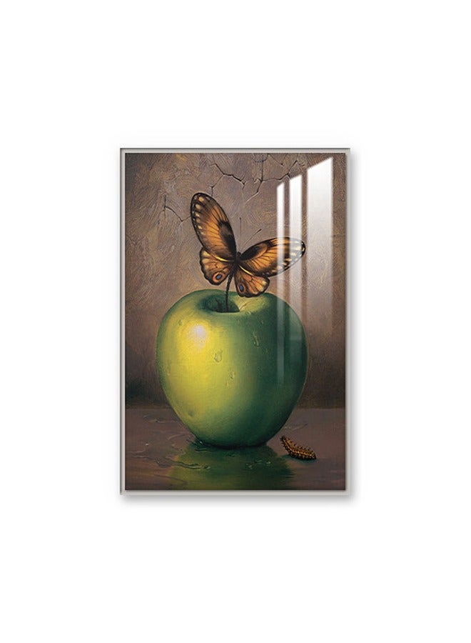 ماركتنا لوحة جدارية120×80سم مع برواز فضي وطبقة اكريلك شفاف بتصميم مودرن - Image 2