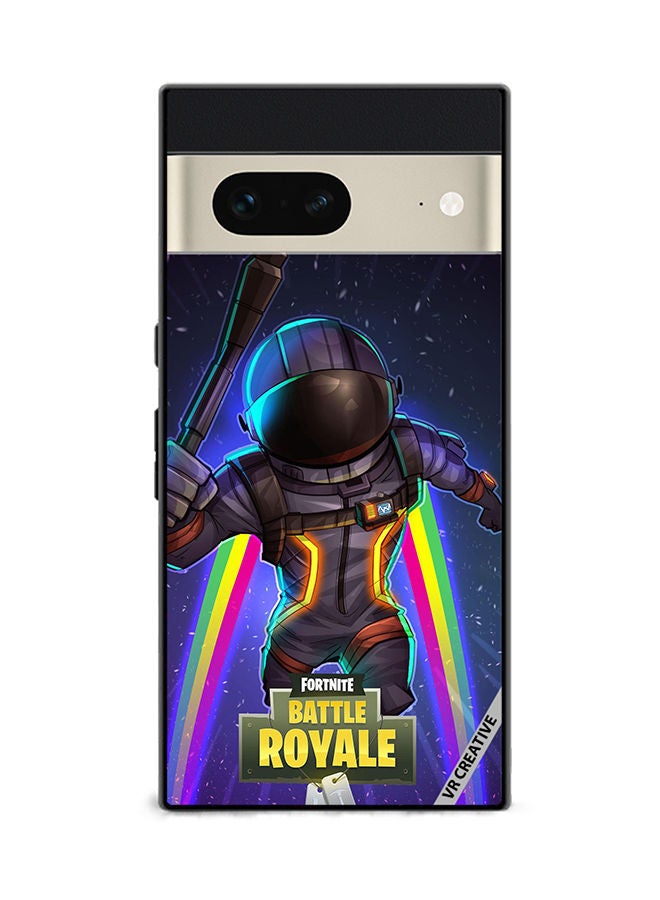 VR CREATIVE Protective Case Cover For Google Pixel 7 Fortnite Space Bomber Design Multicolour - Image 1