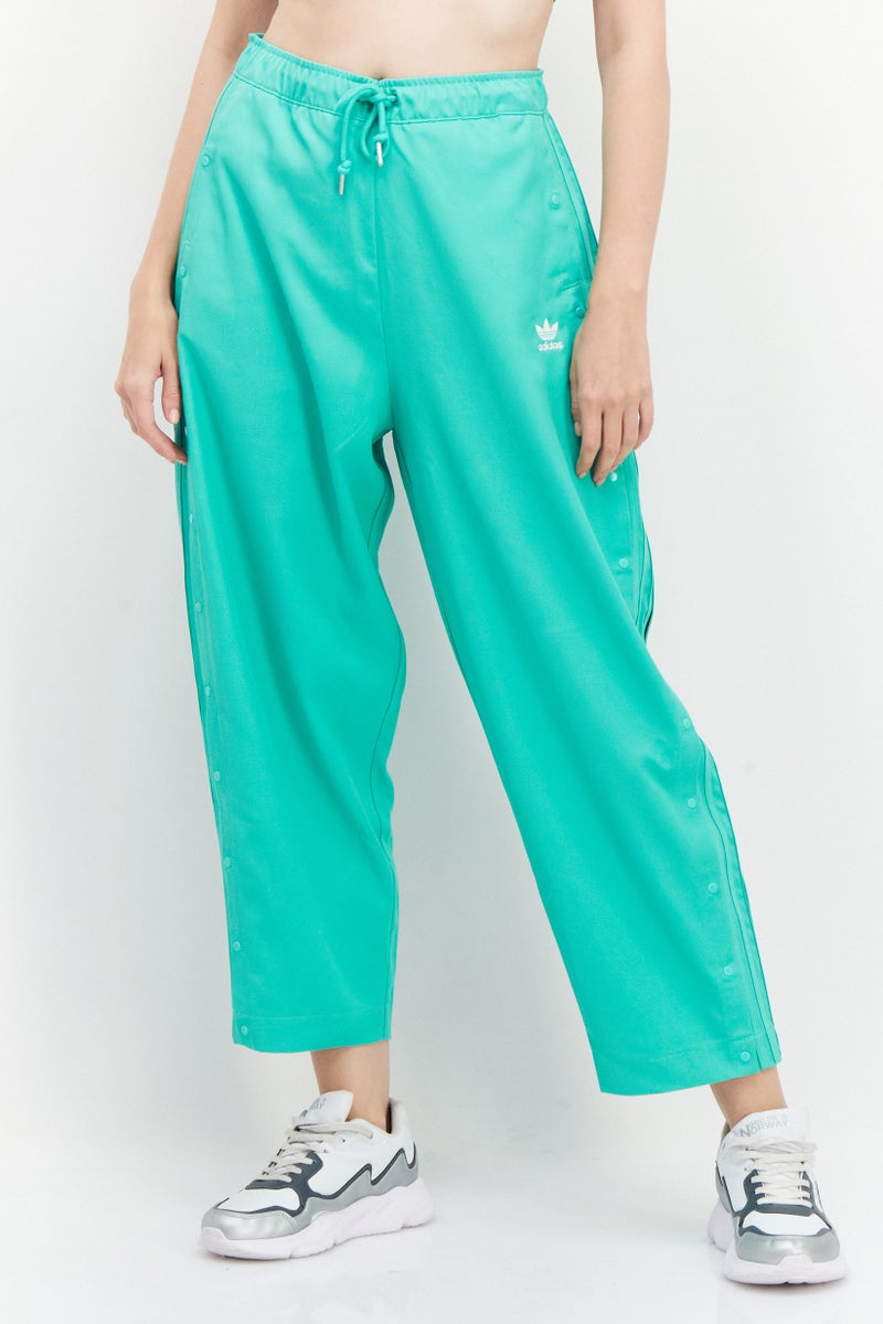 adidas Originals Women Sportswear Fit Drawstring Outdoor Track Pants, Green  - Image 1