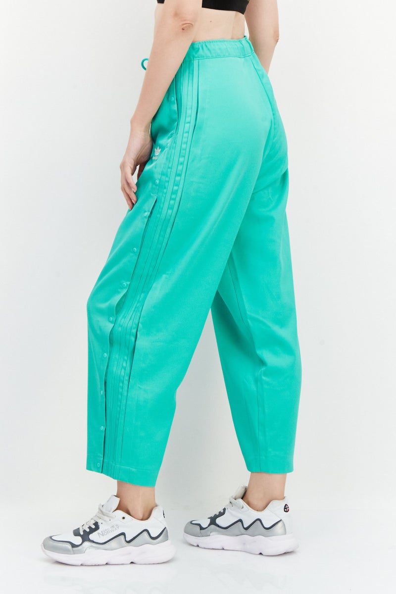adidas Originals Women Sportswear Fit Drawstring Outdoor Track Pants, Green  - Image 3