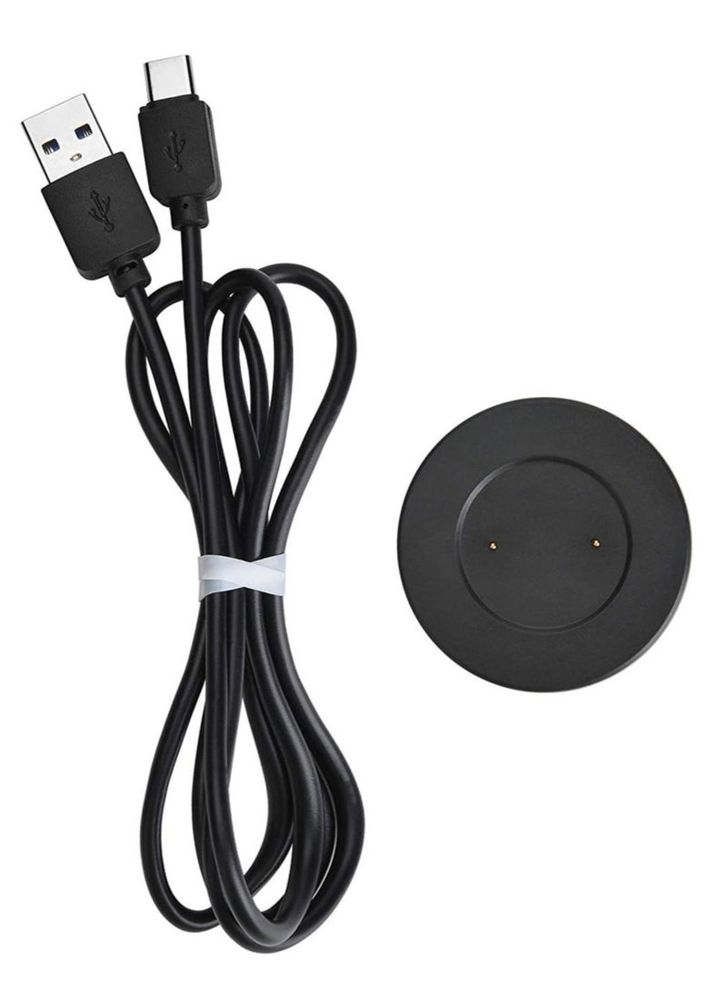 ELTRAZONE Compatible with Huawei Watch GT/Honor Magic ChargerReplacement Charging Cable Cradle for Huawei GT/Magic Smartwatch(Black) - Image 2