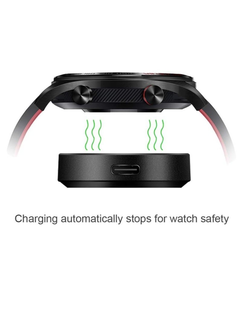 ELTRAZONE Compatible with Huawei Watch GT/Honor Magic ChargerReplacement Charging Cable Cradle for Huawei GT/Magic Smartwatch(Black) - Image 3