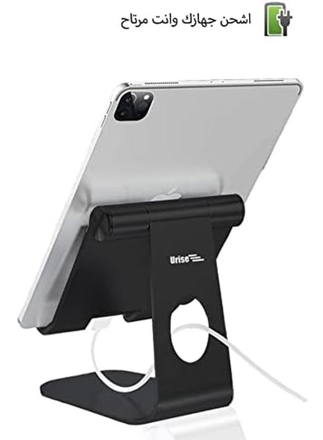 erorex Ipad Stand – Adjustable And Foldable Full Aluminum For Devices Up To 13" – Space Saving Design For Multiple Use - Image 2