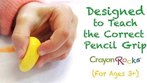 Crayon Rocks, Crayons in a Rock Shape, 32 Count, Tripod Grip Made for Handwriting Development in Kids and Toddlers, Fun & Educational, Creative Activity, Comes in a Muslin Bag - 32 Colors - Image 5