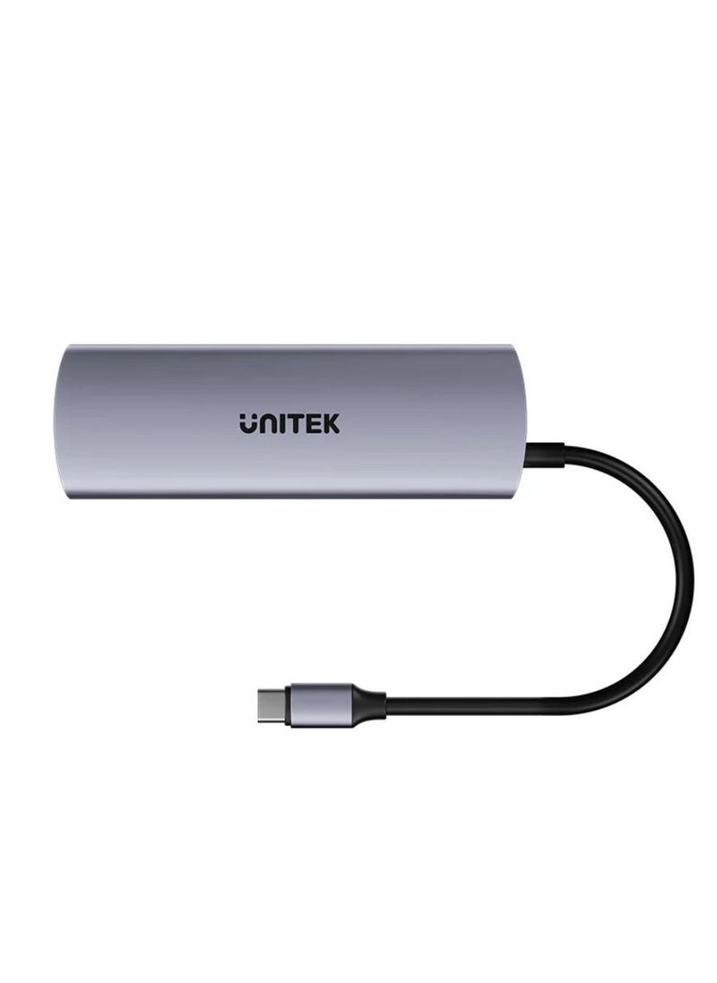 UNITEK - UNITEK uHUB Q4 4-in-1 USB-C Hub with Four USB-A Ports, 10Gbps High-Speed Data Transfer, Compact and Portable Design for Laptops, Tablets, and Smartphones - Image 1