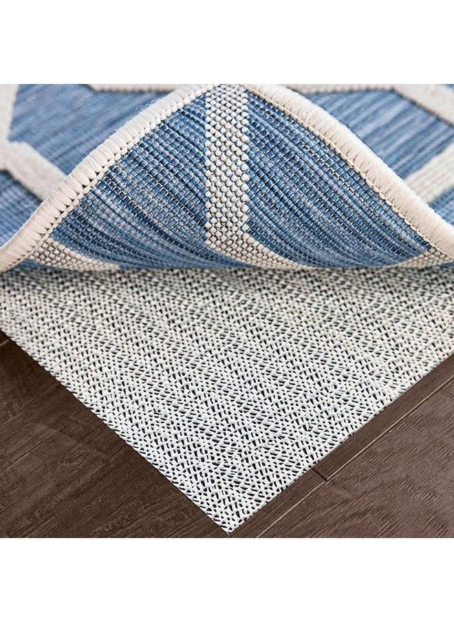 Ninja Rug Pad Gripper For Hardwood Floors 8X10 Ft Slip Resistant Grip Pads For Hard Surfaces Adds Cushion Under Carpet And Maximum Protection Keeps Area Rugs And Carpets Safe And In Place On Floor  - Image 1