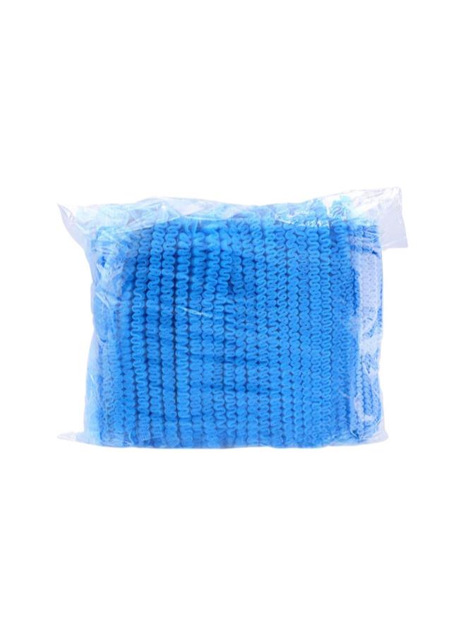 klarako 200 PCS Disposable Cap Blue Disposable Hat Protective Hair Cover for Home Travel Hair Salon Spa Labs Hospitals Use - Image 1