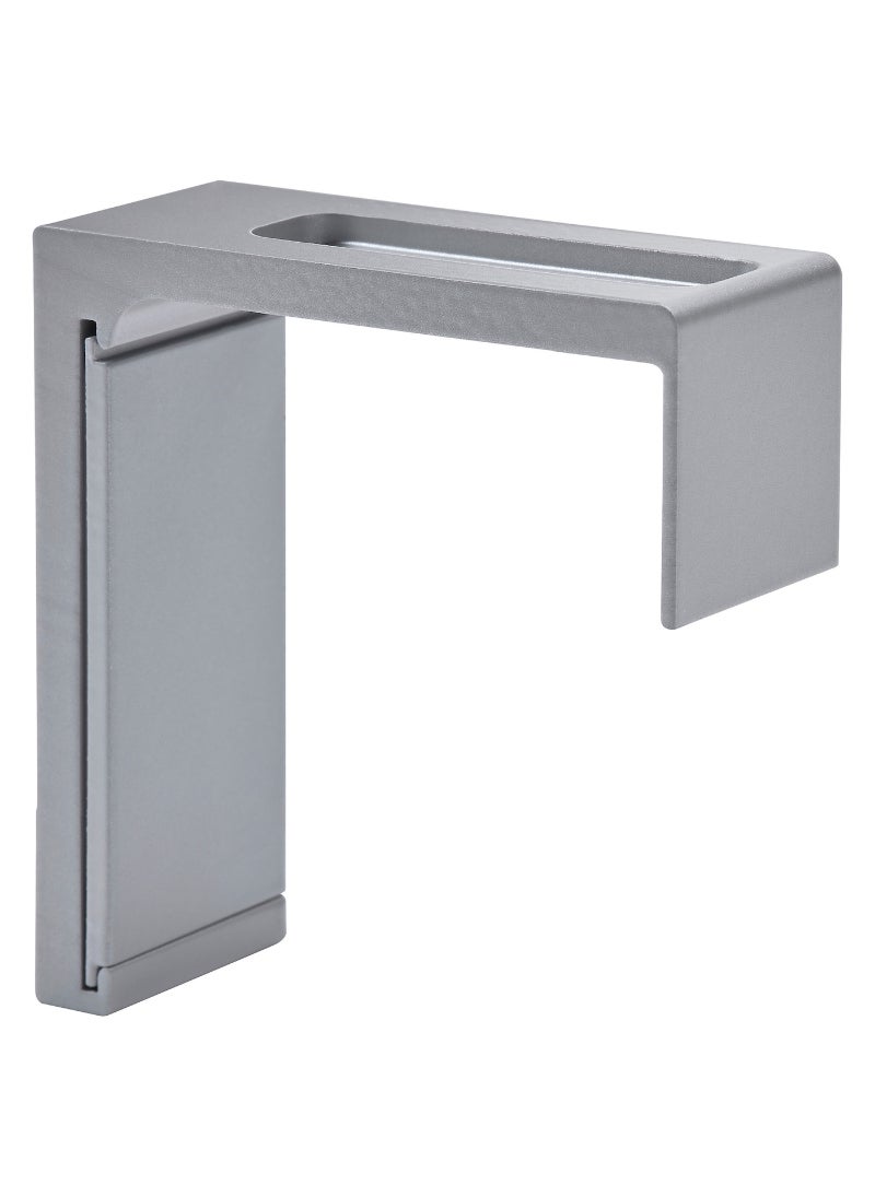 Silver-Colored Wall Fitting Compact and Stylish Design for Secure Mounting of Fixtures or Accessories, Ideal for Modern Interiors 6 cm