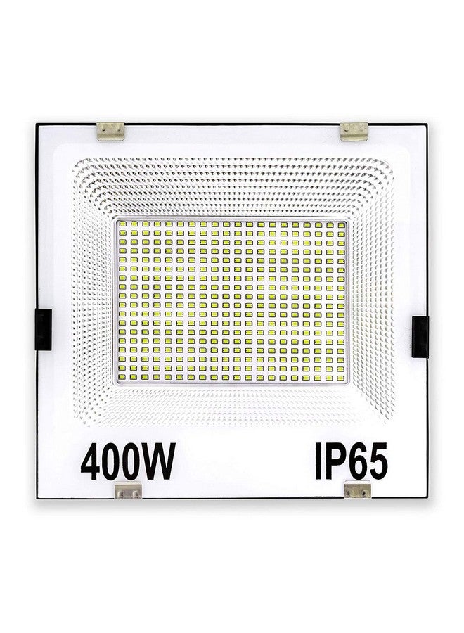 Gesto جستو 400 واط ضوء فلاش ليد - أضواء ليد مقاومة للماء Ip66 بزاوية واسعة 120° | ضوء هالوجين، مصباح ليد مركز للحديقة، المعرض، المتجر، المصنع، المستودع، المعبد، الخيمة، الملعب (أبيض بارد) - عبوة من 1 - Image 1
