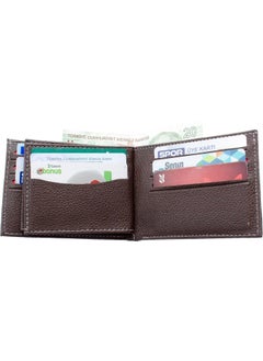Apera Tr-28 Full Size Faux Leather Men's Wallet, 12 Card Holder, Double Paper Money Compartment  - Image 5