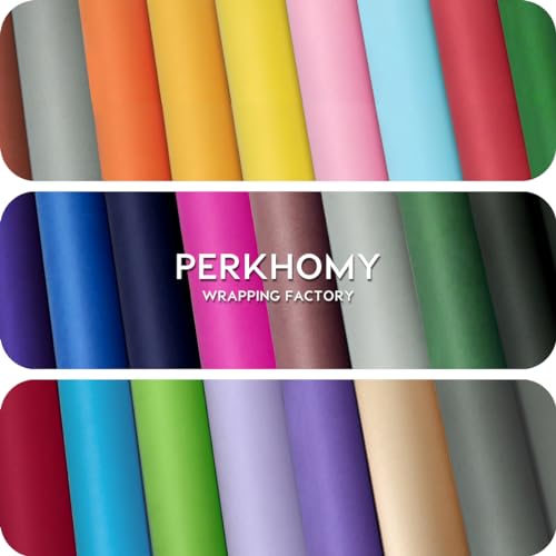PH PERKHOMY PerkHomy 24" x 2,400" (200') White Kraft Paper Roll for Craft Bulletin Board Paper Art Table Covering Crafting Gift Wrapping Bouquet Packing Parcel 80GSM 55LB (White, 24" x 200') - Image 5