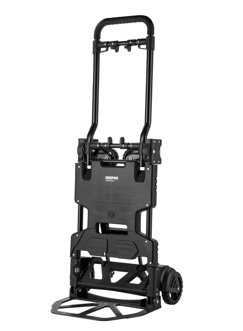 GEEPAS Geepas Multi-Function Truck- GMH59464/ 68 kg and 136 kg Load Capacity, Multi-Purpose, Foldable, with Extendable Handle/ Durable and Sturdy Construction - Image 2
