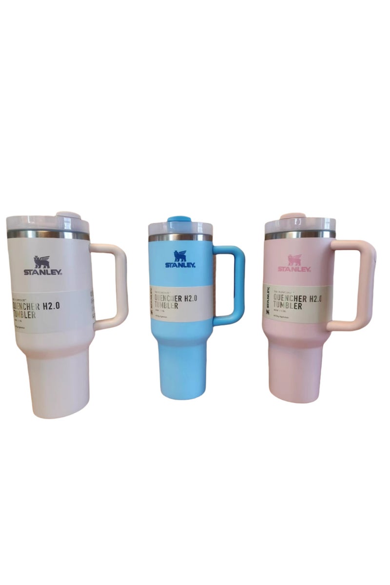 Stanley Stanley Mug, 40 oz Stanley Mug with Straw and Handle Insulated Mug with Lid Travel Mug H2.0 FlowState Stainless Steel Coffee Mug for Hot Iced Drinks Travel Mug with Handle(Multicolour)  - Image 4