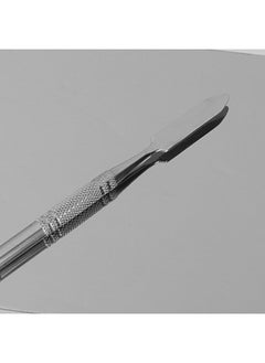 Home Buy 54001189Mg Stainless Steel Makeup Mixing Blending Palette With Spatula  - Image 4