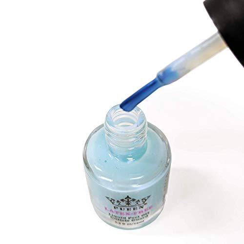 PUEEN New Latex free, Liquid Tape Peel Off Cuticle Guard Skin Barrier Protector Nail Art, Odor Free 15ml, Blue - BH000929 - Image 3