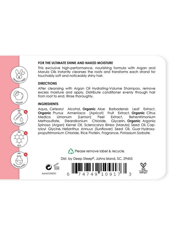 Deep Steep Hydrating Volume Argan Oil Conditioner 17 Fz  - Image 3