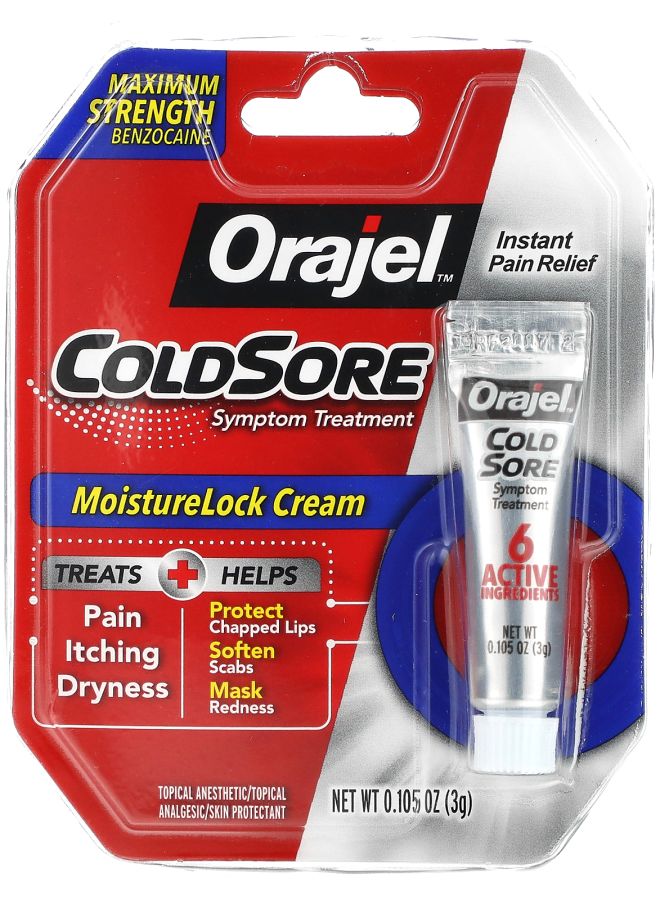 Moisturelock Cold Sore Symptom Treatment 0.105 oz (3 g)