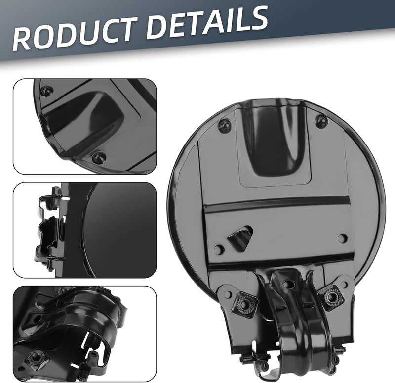 Parfyter Matte Black Fuel Filler Gas Door - Image 4