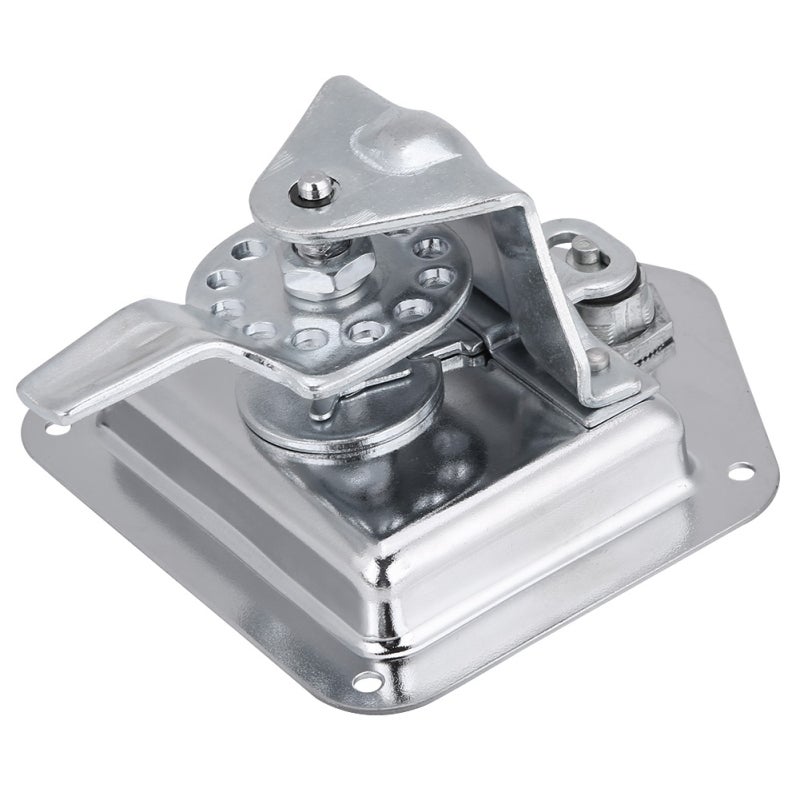 Folding T Handle Lock: Stainless Steel Construction, Dustproof Rustproof Design With Key Hole Cap & Rubber Gasket, 2 Solid Keys - Direct Mounting With 4 Holes for Electrical Cabinets, Toolboxes, Vehic - Image 5