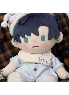 Generic Winter 40cm Baby Clothes Sitting Cotton Doll Appreciation And Night Love Carmly Dress Dress-Color:40cm Blue Crawling Clothes + Bib (improved And Upgraded Version) [long Back, No Leakage Or Tightness]  - Image 5