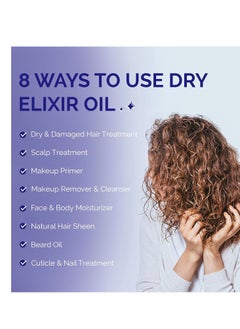 Curl Keeper Curl Keeper Curly Hair Solutions Keeper Dry Oil Elixir (RICH IN OMEGA 3,6,AND 9)1 oz  - Image 5