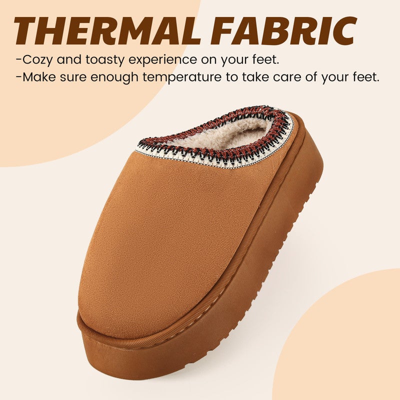 Lucky Kids Women’s Fuzzy Winter Slippers, Plush Faux Fur House Shoes with Memory Foam, Cozy Warm Indoor Slip-On Slippers with Non-Slip Sole, Cute Fluffy Home Shoes for Girls & Ladies - Image 2