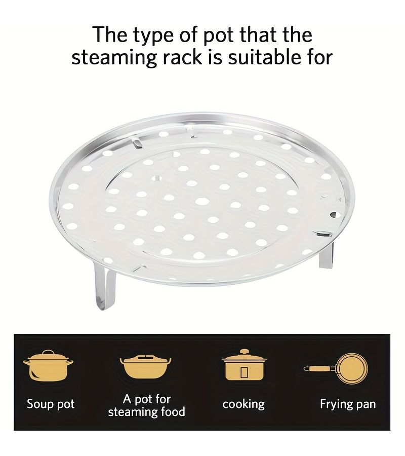 Stainless Steel Steamer Rack With Detachable Legs 1pc For Pressure Cooker - Image 2